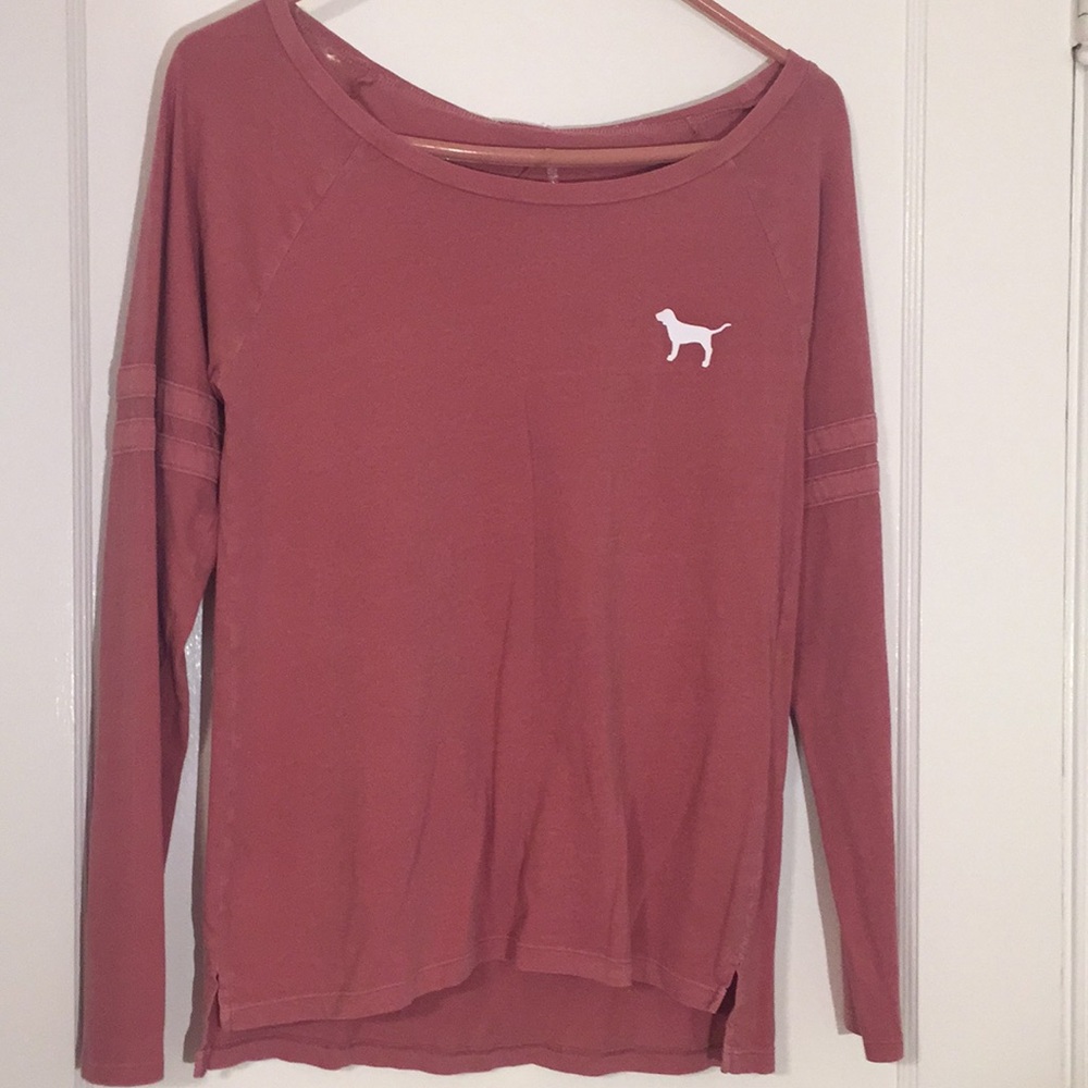Pink long sleeve shirt